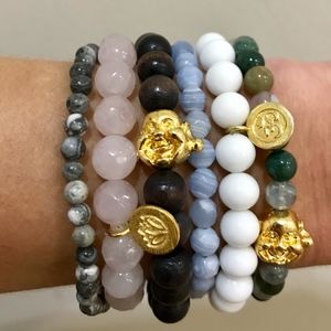 Gemstone Stretch Bracelets (Assorted)